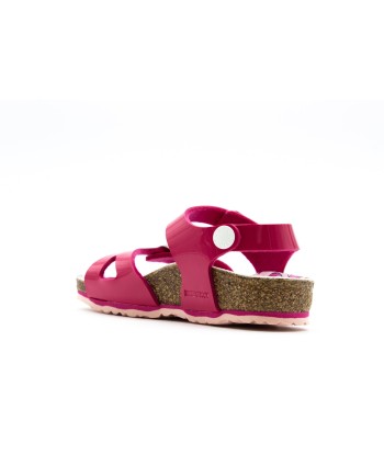 Birkenstock Rio Kids Patent Fuchsia Tulip/Unicorn 1018862 la livraison gratuite