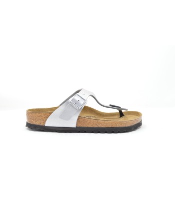 BIRKENSTOCK Gizeh Silver Birko-Flor 043851 rembourrage situé sous