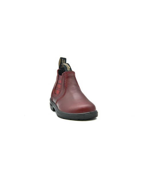 BLUNDSTONE 2192 Kids Red With Burgundy Tartan Elastic Par le système avancé 