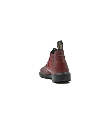 BLUNDSTONE 2192 Kids Red With Burgundy Tartan Elastic Par le système avancé 